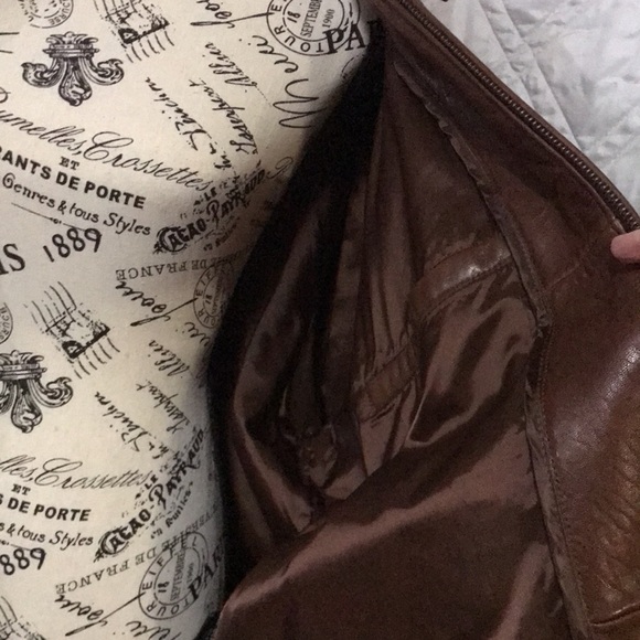 Brown Leather Trek New York Vintage Jacket XL - so soft - Picture 8 of 17